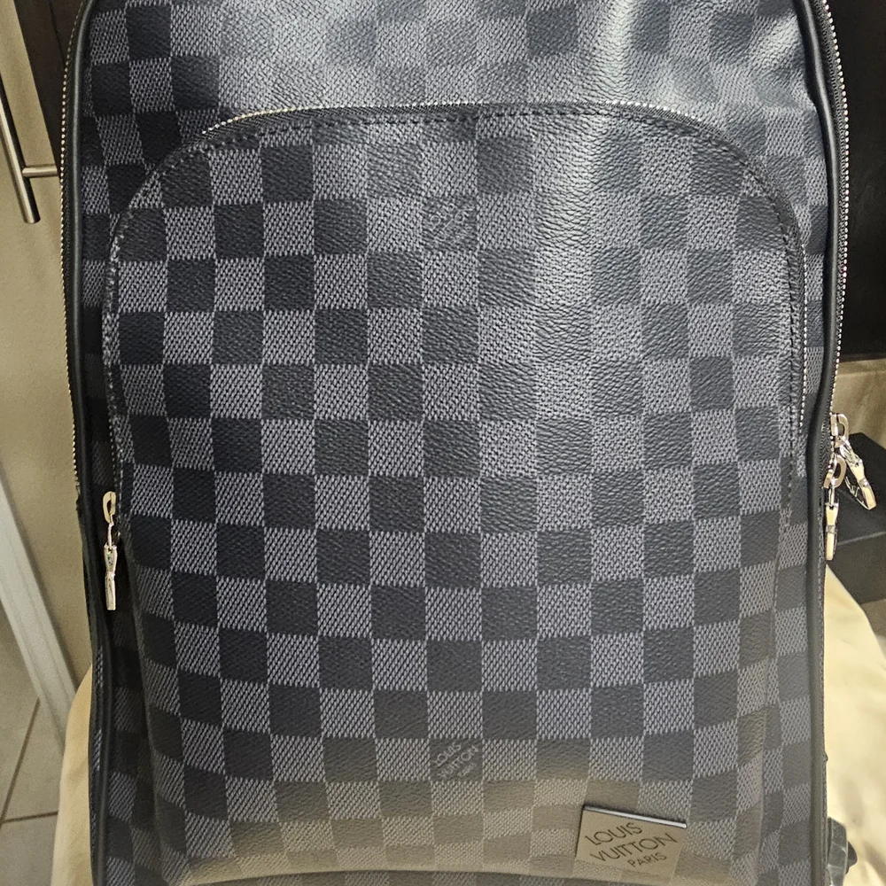 Louis Vuitton Graphite Checkered Backpack - Picture 2 of 16